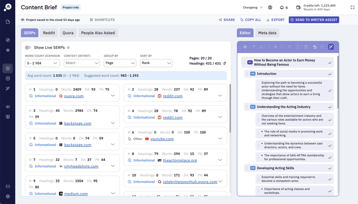 Content Brief Preview
